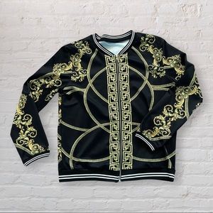 Faux Versace ladies bomber jacket size M